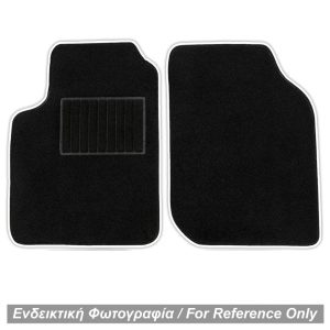 ΠΑΤΑΚΙΑ ΜΟΚΕΤΑ ΓΙΑ MERCEDES SMART 450 1998-2006 ΜΑΥΡΟ ΜΕ ΛΕΥΚΟ ΡΕΛΙ RACE AXION - 2 ΤΕΜ.