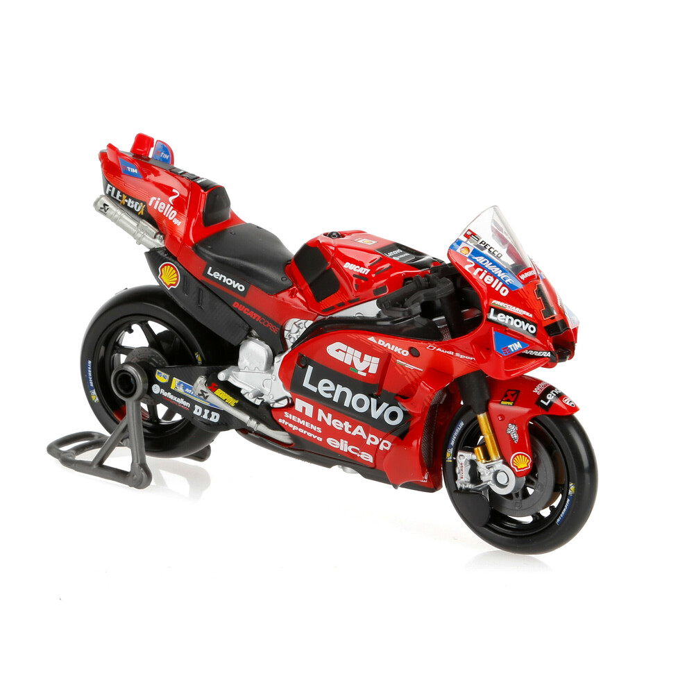 Εικόνα 1 από 3 — ΜΙΝΙΑΤΟΥΡΑ MOTO DUCATI LENOVO TEAM 2024 1:18 BURAGO LAMPA 1ΤΕΜ.