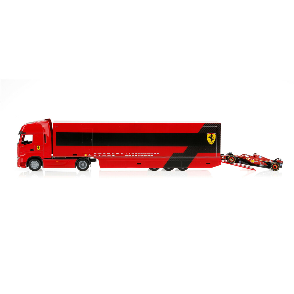 Εικόνα 4 από 5 — ΜΙΝΙΑΤΟΥΡΑ ΝΤΑΛΙΚΑ FERRARI IVECO S-WAY 570 LECLERC 1:43 BURAGO LAMPA 1ΤΕΜ.