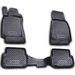 ΠΑΤΑΚΙΑ ΣΕ ΣΚΑΦΗ TPE ΛΑΣΤΙΧΟ ΓΙΑ AUDI A6 C6 2006-2011 ΣΕ ΜΑΥΡΟ ΧΡΩΜΑ NOVLINE - 4 ΤΕΜ.
