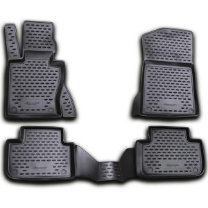 ΠΑΤΑΚΙΑ ΣΕ ΣΚΑΦΗ TPE ΛΑΣΤΙΧΟ ΓΙΑ ΓΙΑ BMW X3 E83 2004-2010 ΣΕ ΜΑΥΡΟ ΧΡΩΜΑ NOVLINE - 4 ΤΕΜ
