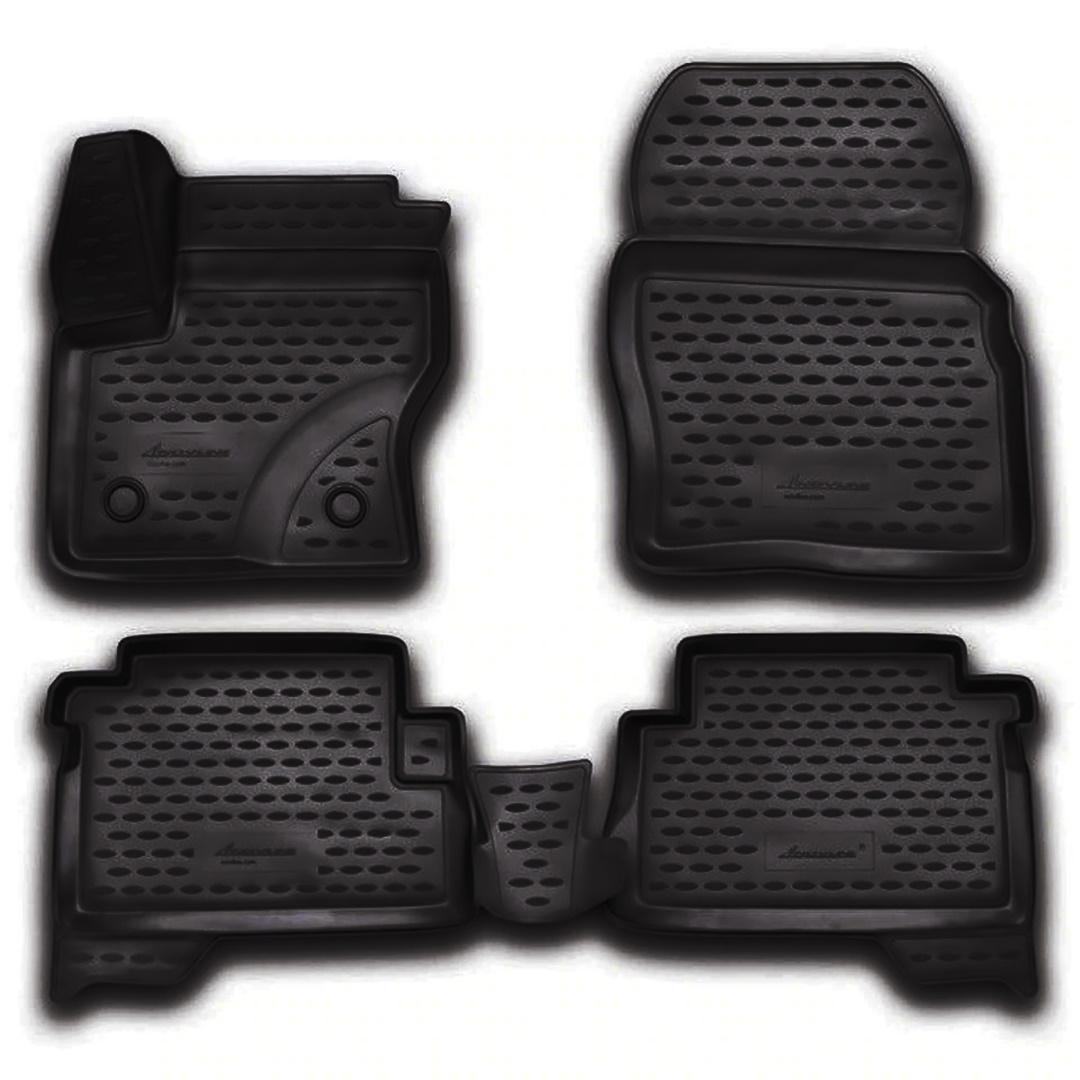 Εικόνα 1 από 1 — ΠΑΤΑΚΙΑ ΣΕ ΣΚΑΦΗ TPE ΛΑΣΤΙΧΟ ΓΙΑ FORD KUGA 5D 2013-2019  ΣΕ ΜΑΥΡΟ ΧΡΩΜΑ NOVLINE – 4 ΤΕΜ.