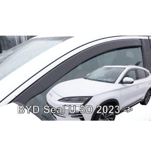 ΑΝΕΜΟΘΡΑΥΣΤΕΣ ΓΙΑ BYD SEAL U 5D 2023+ ΖΕΥΓΑΡΙ ΑΠΟ ΕΥΚΑΜΠΤΟ ΦΙΜΕ ΠΛΑΣΤΙΚΟ HEKO - 2 ΤΕΜ.