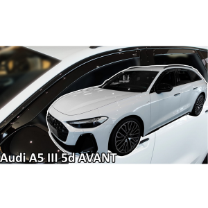 ΑΝΕΜΟΘΡΑΥΣΤΕΣ ΓΙΑ AUDI A5 3 (B10) 5D 2024+ ΣΕΤ ΑΥΤΟΚΙΝΗΤΟΥ ΑΠΟ ΕΥΚΑΜΠΤΟ ΦΙΜΕ ΠΛΑΣΤΙΚΟ HEKO - 4 ΤΕΜ.