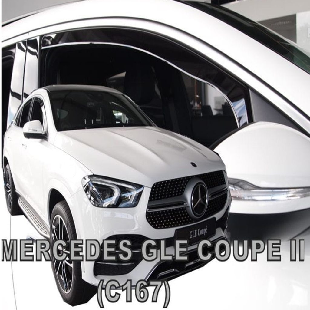 Εικόνα 1 από 5 — ΑΝΕΜΟΘΡΑΥΣΤΕΣ ΓΙΑ MERCEDES GLE COUPE C167 5D 2019+ – ΖΕΥΓΡΙ ΖΕΥΓΑΡΙ ΑΠΟ ΕΥΚΑΜΠΤΟ ΦΙΜΕ ΠΛΑΣΤΙΚΟ HEKO – 2 ΤΕΜ.