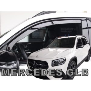 ΑΝΕΜΟΘΡΑΥΣΤΕΣ ΓΙΑ MERCEDES GLB X247 5D 2019+ ΖΕΥΓΑΡΙ ΑΠΟ ΕΥΚΑΜΠΤΟ ΦΙΜΕ ΠΛΑΣΤΙΚΟ HEKO - 2 ΤΕΜ.