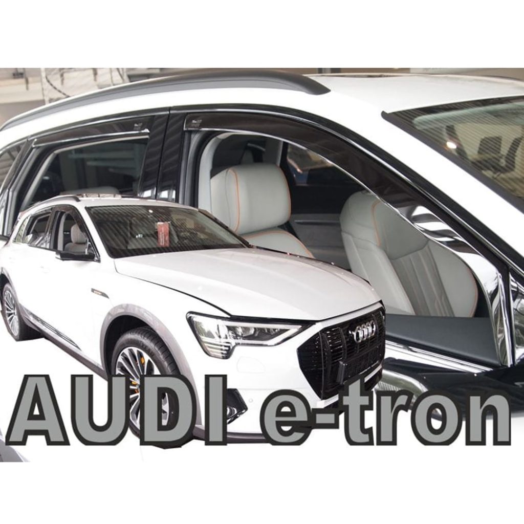 Εικόνα 1 από 5 — ΑΝΕΜΟΘΡΑΥΣΤΕΣ ΓΙΑ AUDI E-TRON 5D 2018+ ΣΕΤ ΑΥΤΟΚΙΝΗΤΟΥ ΑΠΟ ΕΥΚΑΜΠΤΟ ΦΙΜΕ ΠΛΑΣΤΙΚΟ HEKO – 4 ΤΕΜ.