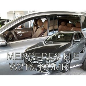 ΑΝΕΜΟΘΡΑΥΣΤΕΣ ΓΙΑ MERCEDES E-KLAS W213 5D COMBI 2016+ ΣΕΤ ΑΥΤΟΚΙΝΗΤΟΥ ΑΠΟ ΕΥΚΑΜΠΤΟ ΦΙΜΕ ΠΛΑΣΤΙΚΟ HEKO - 4 ΤΕΜ.