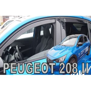 ΑΝΕΜΟΘΡΑΥΣΤΕΣ ΓΙΑ OPEL CORSA F 5D 2019+ / PEUGEOT 208 5D 2019+ ΣΕΤ ΑΥΤΟΚΙΝΗΤΟΥ ΑΠΟ ΕΥΚΑΜΠΤΟ ΦΙΜΕ ΠΛΑΣΤΙΚΟ HEKO - 4 ΤΕΜ.