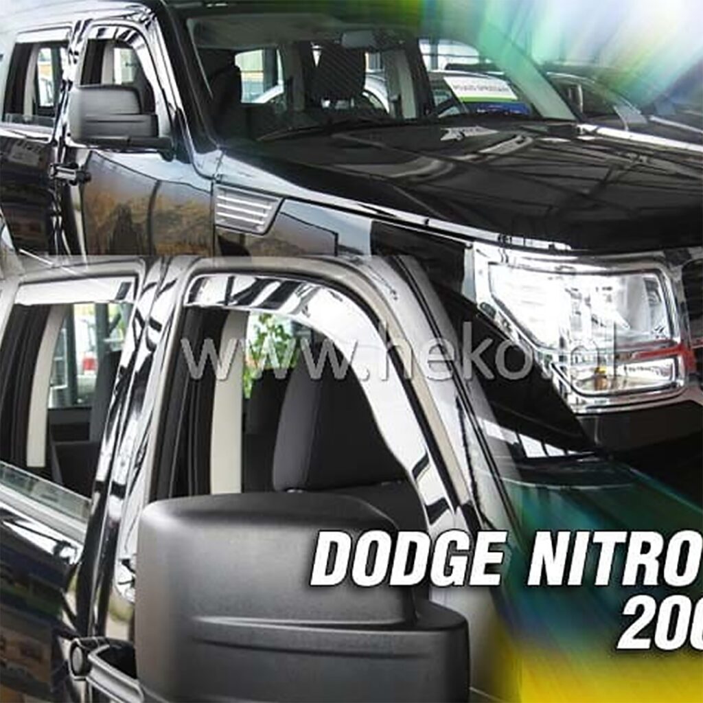 Εικόνα 1 από 5 — ΑΝΕΜΟΘΡΑΥΣΤΕΣ ΓΙΑ DODGE NITRO 5D 2007-2011 ΖΕΥΓΑΡΙ ΑΠΟ ΕΥΚΑΜΠΤΟ ΦΙΜΕ ΠΛΑΣΤΙΚΟ HEKO – 2 ΤΕΜ.