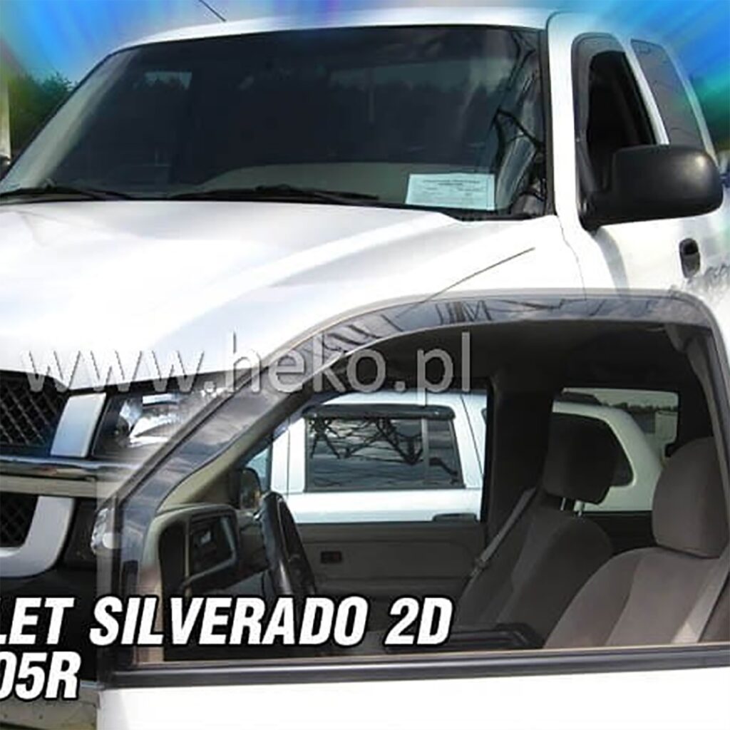 Εικόνα 1 από 5 — ΑΝΕΜΟΘΡΑΥΣΤΕΣ ΓΙΑ CHEVROLET SILVERADO 2D/4D 2000-2005 ΖΕΥΓΑΡΙ ΑΠΟ ΕΥΚΑΜΠΤΟ ΦΙΜΕ ΠΛΑΣΤΙΚΟ HEKO – 2 ΤΕΜ.