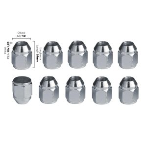Simoni Racing – Παξιμάδι Κωνικό 10x1.25 (26mm) (19) για Τροχούς & Ζάντες Στερεώση Υψηλής Ασφάλειας Κωνική Έδραση – 10 Τεμ. (SRDR/12-10)