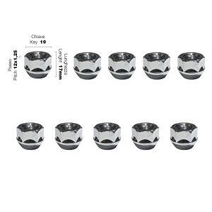 Simoni Racing - ΠΑΞΙΜΑΔΙ ΚΩΝΙΚΟ 12χ1,25 (17mm) (19) 10ΤΕΜ.