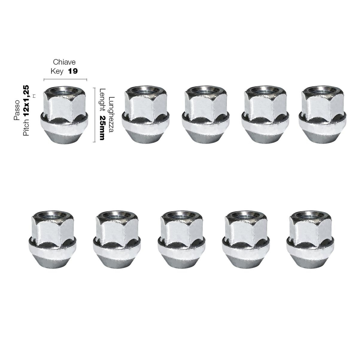 Εικόνα 1 από 1 — Simoni Racing – ΠΑΞΙΜΑΔΙ ΚΩΝΙΚΟ 12χ1,25 (25mm) (19) 10ΤΕΜ.