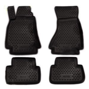 ΠΑΤΑΚΙΑ ΣΕ ΣΚΑΦΗ TPE ΛΑΣΤΙΧΟ ΓΙΑ AUDI A4 B6 4D 2000-2007 ΣΕ ΜΑΥΡΟ ΧΡΩΜΑ NOVLINE - 4 ΤΕΜ.