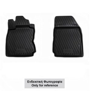 ΠΑΤΑΚΙΑ ΣΕ ΣΚΑΦΗ TPE ΛΑΣΤΙΧΟ ΓΙΑ NISSAN NP300 MANUAL 2016+ ΣΕ ΜΑΥΡΟ ΧΡΩΜΑ NOVLINE - 2 ΤΕΜ.