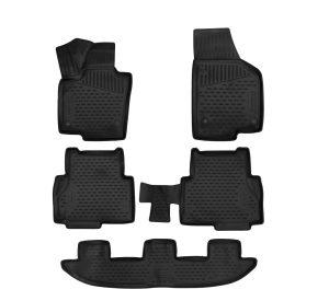 ΠΑΤΑΚΙΑ ΣΕ ΣΚΑΦΗ TPE ΛΑΣΤΙΧΟ ΓΙΑ SEAT ALHAMBRA MPV 7N MK2 2017+ ΣΕ ΜΑΥΡΟ ΧΡΩΜΑ NOVLINE - 5 ΤΕΜ.