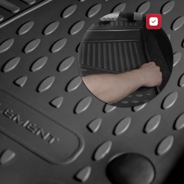 Εικόνα 4 από 5 — Novline – Πατάκια σε Σκαφη Element 3D για VW Golf VII SportWagon (AU) 04/2013 > 2020 5πορτο από TPE Λάστιχο σε Μαύρο Χρώμα – 4 τεμ. (ELEMENT3D5156210K/NV)
