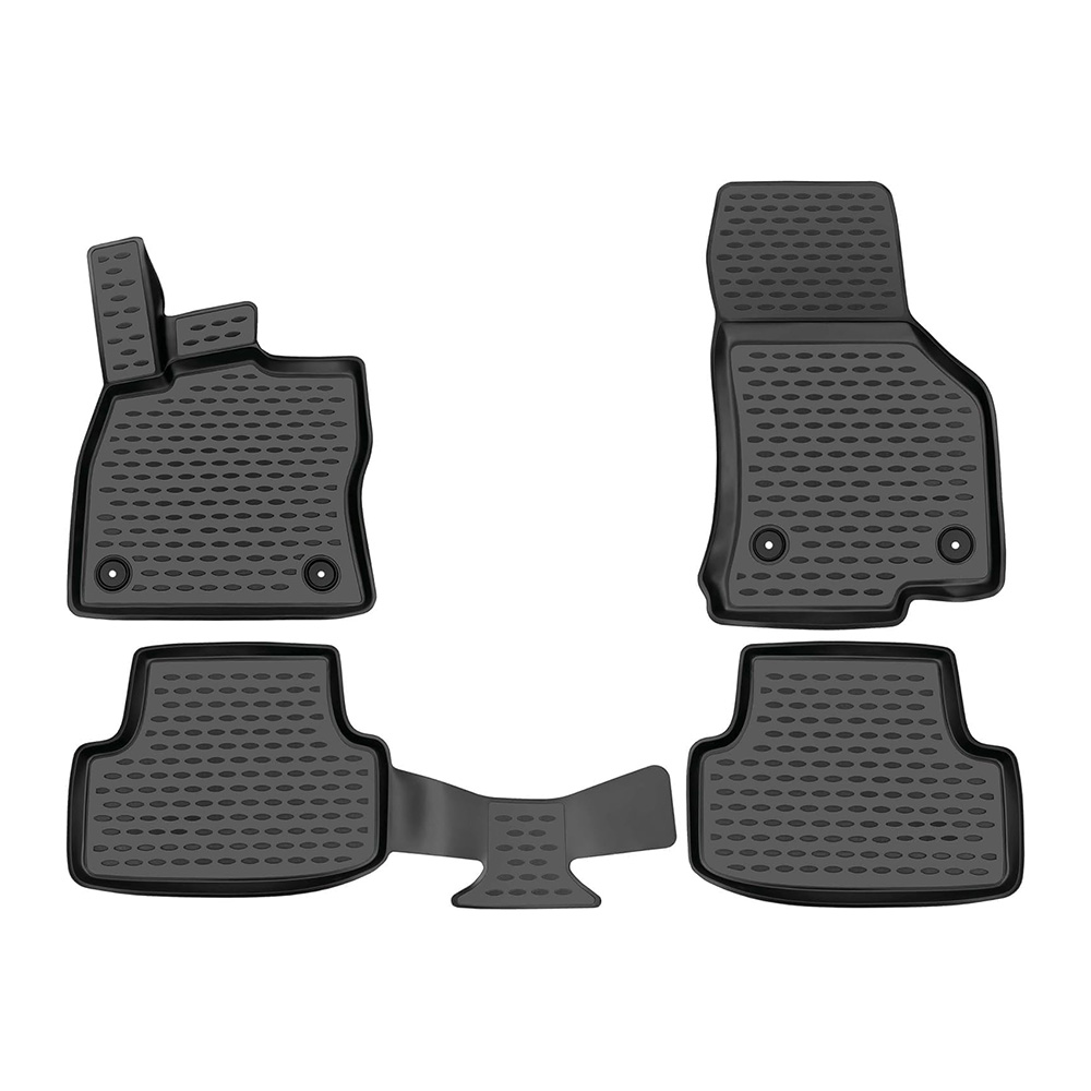 Εικόνα 1 από 5 — Novline – Πατάκια σε Σκαφη 3D για VW Tiguan III (Mk3) 2024 > από TPE Λάστιχο σε Μαύρο Χρώμα – 4 τεμ. (ELEMENT3DA71434210K/NV)