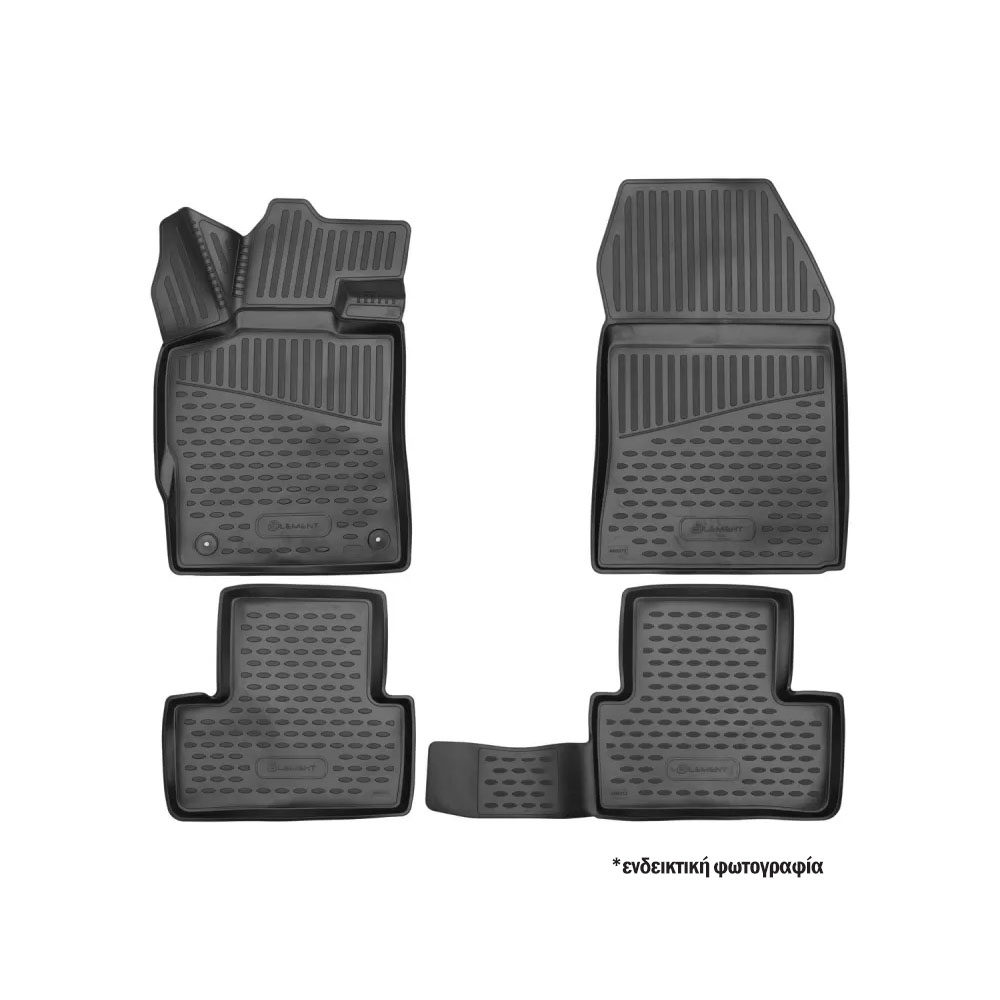 Εικόνα 1 από 1 — ΠΑΤΑΚΙΑ ΣΕ ΣΚΑΦΗ TPE ΛΑΣΤΙΧΟ ΓΙΑ HONDA CIVIC / CIVIC SI 2022+ ΧΩΡΙΣ USB ΣΤΑ ΠΙΣΩ ΚΑΘΙΣΜΑΤΑ ΣΕ ΜΑΥΡΟ ΧΡΩΜΑ NOVLINE – 4 ΤΕΜ.