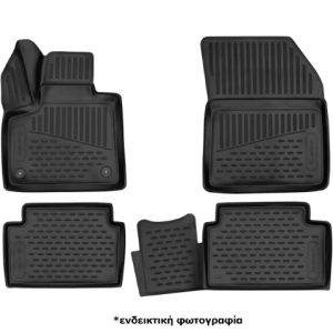 ΠΑΤΑΚΙΑ ΣΕ ΣΚΑΦΗ TPE ΛΑΣΤΙΧΟ ΓΙΑ CITROEN C4 AIRCROSS 5D 2012-2017 ΣΕ ΜΑΥΡΟ ΧΡΩΜΑ NOVLINE - 4 ΤΕΜ.