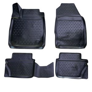 ΠΑΤΑΚΙΑ ΣΕ ΣΚΑΦΗ TPE ΛΑΣΤΙΧΟ ΓΙΑ FORD FIESTA 4D / 5D 2008-2017 ΣΕ ΜΑΥΡΟ ΧΡΩΜΑ NOVLINE - 4 ΤΕΜ.