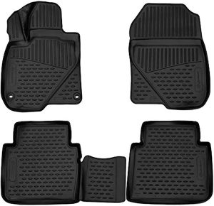 ΠΑΤΑΚΙΑ ΣΕ ΣΚΑΦΗ TPE ΛΑΣΤΙΧΟ ΓΙΑ MITSUBISHI OUTLANDER 5D 2012+ ΣΕ ΜΑΥΡΟ ΧΡΩΜΑ NOVLINE - 4 ΤΕΜ.