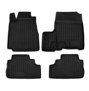 ΠΑΤΑΚΙΑ ΣΕ ΣΚΑΦΗ TPE ΛΑΣΤΙΧΟ ΓΙΑ HONDA CR-V III 2007+ ΣΕ ΜΑΥΡΟ ΧΡΩΜΑ NOVLINE - 4 ΤΕΜ.