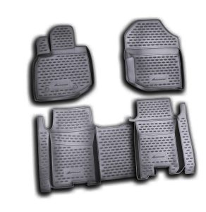 ΠΑΤΑΚΙΑ ΣΕ ΣΚΑΦΗ TPE ΛΑΣΤΙΧΟ ΓΙΑ HONDA JAZZ 10/2008-2015 ΣΕ ΜΑΥΡΟ ΧΡΩΜΑ NOVLINE - 4 ΤΕΜ.