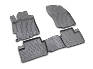 ΠΑΤΑΚΙΑ ΣΕ ΣΚΑΦΗ TPE ΛΑΣΤΙΧΟ ΓΙΑ MITSUBISHI LANCER 4D 07/2008-2017 ΣΕ ΜΑΥΡΟ ΧΡΩΜΑ NOVLINE - 4 ΤΕΜ.