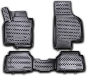 ΠΑΤΑΚΙΑ ΣΕ ΣΚΑΦΗ TPE ΛΑΣΤΙΧΟ ΓΙΑ VW TIGUAN 5D 10/2007-2016 ΣΕ ΜΑΥΡΟ ΧΡΩΜΑ NOVLINE - 4 ΤΕΜ.