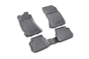 ΠΑΤΑΚΙΑ ΣΕ ΣΚΑΦΗ TPE ΛΑΣΤΙΧΟ ΓΙΑ SUBARU FORESTER 2.5XT 2008-2013 ΣΕ ΜΑΥΡΟ ΧΡΩΜΑ NOVLINE - 4 ΤΕΜ.