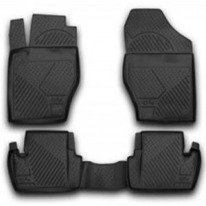 ΠΑΤΑΚΙΑ ΣΕ ΣΚΑΦΗ TPE ΛΑΣΤΙΧΟ ΓΙΑ CITROEN C4 5D 2011-2013 ΣΕ ΜΑΥΡΟ ΧΡΩΜΑ ΜΕ ΚΟΥΜΠΩΜΑΤΑ TYPE-P NOVLINE - 4 ΤΕΜ.