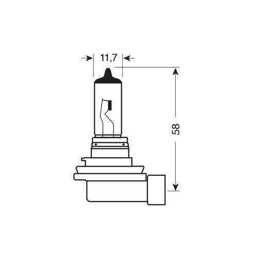 Εικόνα 4 από 4 — H8 12V 35W PGJ19-1 XENON ICE 5.000K 2ΤΕΜ.