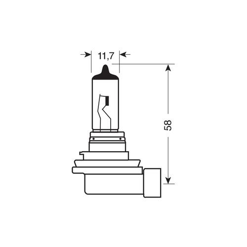 Εικόνα 4 από 4 — H11 12V 55W PGJ19-2 5.000K 1200LM XENIUM-RACE+50% 2ΤΕΜ. BLISTER