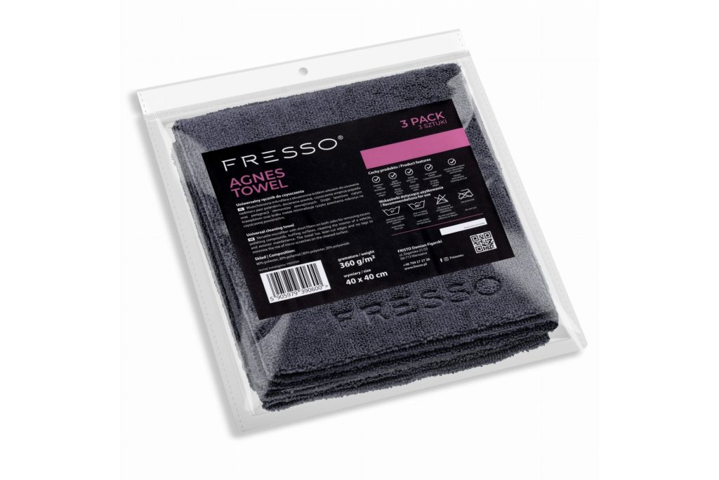 Εικόνα 1 από 1 — Fresso – Πετσέτες Μικροΐνας Agnes 40 x 40 cm 360 g/m² Διπλής Όψης για Εσωτερικές και Εξωτερικές Επιφάνειες – Σετ 3 Τεμ. (390600/FRE)