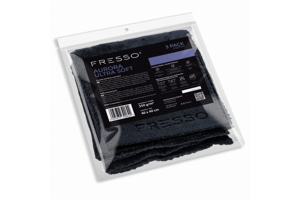 Εικόνα 1 από 1 — Fresso – Πετσέτες Μικροΐνας Aurora Ultra Soft 40 x 40 cm 350 g/m² με Μακριά Ίνα και Άκρες Κοπής Laser – Σετ 3 Τεμ. (390624/FRE)
