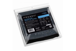 Fresso - Πετσέτες Μικροΐνας Winston Waffle 40 x 40 cm 320 g/m² για Τζάμια και Γυάλινες Επιφάνειες - Σετ 3 Τεμ. (390648/FRE)