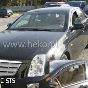 ΑΝΕΜΟΘΡΑΥΣΤΕΣ ΓΙΑ CADILLAC STS 4D 2005-2011 ΖΕΥΓΑΡΙ ΑΠΟ ΕΥΚΑΜΠΤΟ ΦΙΜΕ ΠΛΑΣΤΙΚΟ HEKO - 2 ΤΕΜ.