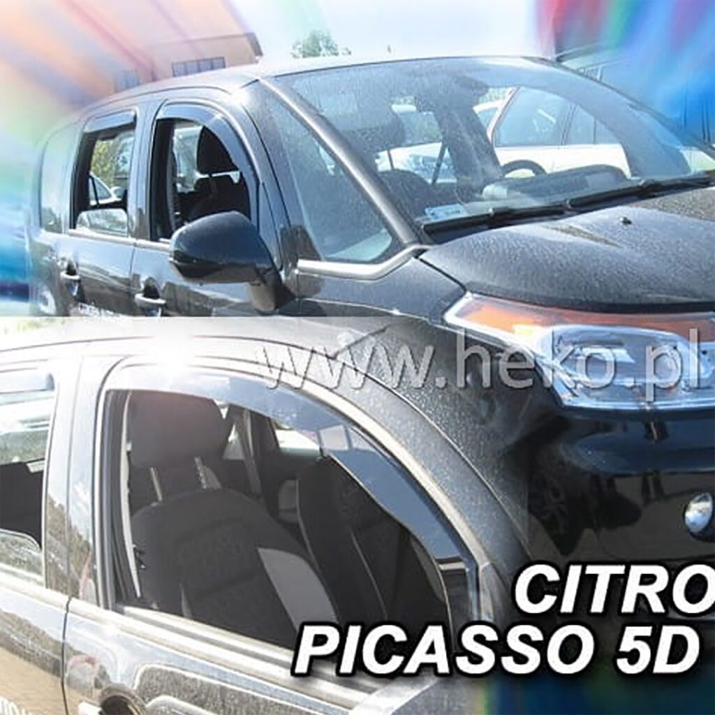 Εικόνα 1 από 5 — ΑΝΕΜΟΘΡΑΥΣΤΕΣ ΓΙΑ CITROEN C3 PICASSO 5D 2009-2017 ΖΕΥΓΑΡΙ ΑΠΟ ΕΥΚΑΜΠΤΟ ΦΙΜΕ ΠΛΑΣΤΙΚΟ HEKO – 2 ΤΕΜ.