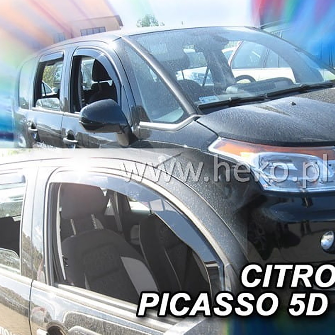 Εικόνα 1 από 5 — ΑΝΕΜΟΘΡΑΥΣΤΕΣ ΓΙΑ CITROEN C3 PICASSO 5D 2009-2017 ΖΕΥΓΑΡΙ ΑΠΟ ΕΥΚΑΜΠΤΟ ΦΙΜΕ ΠΛΑΣΤΙΚΟ HEKO – 2 ΤΕΜ.