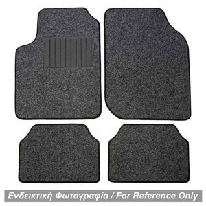 ΠΑΤΑΚΙΑ ΜΟΚΕΤΑ ΓΙΑ AUDI A3 1996-2003 (ΓΚΡΙ ΜΕ ΜΑΥΡΟ ΡΕΛΙ) - 4 ΤΕΜ.