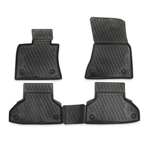ΠΑΤΑΚΙΑ ΣΕ ΣΚΑΦΗ TPE ΛΑΣΤΙΧΟ ΓΙΑ BMW X6 F16 2014-2019 ΣΕ ΑΝΘΡΑΚΙ ΣΚΟΥΡΟ ΓΚΡΙ ΧΡΩΜΑ NOVLINE - 4 ΤΕΜ.