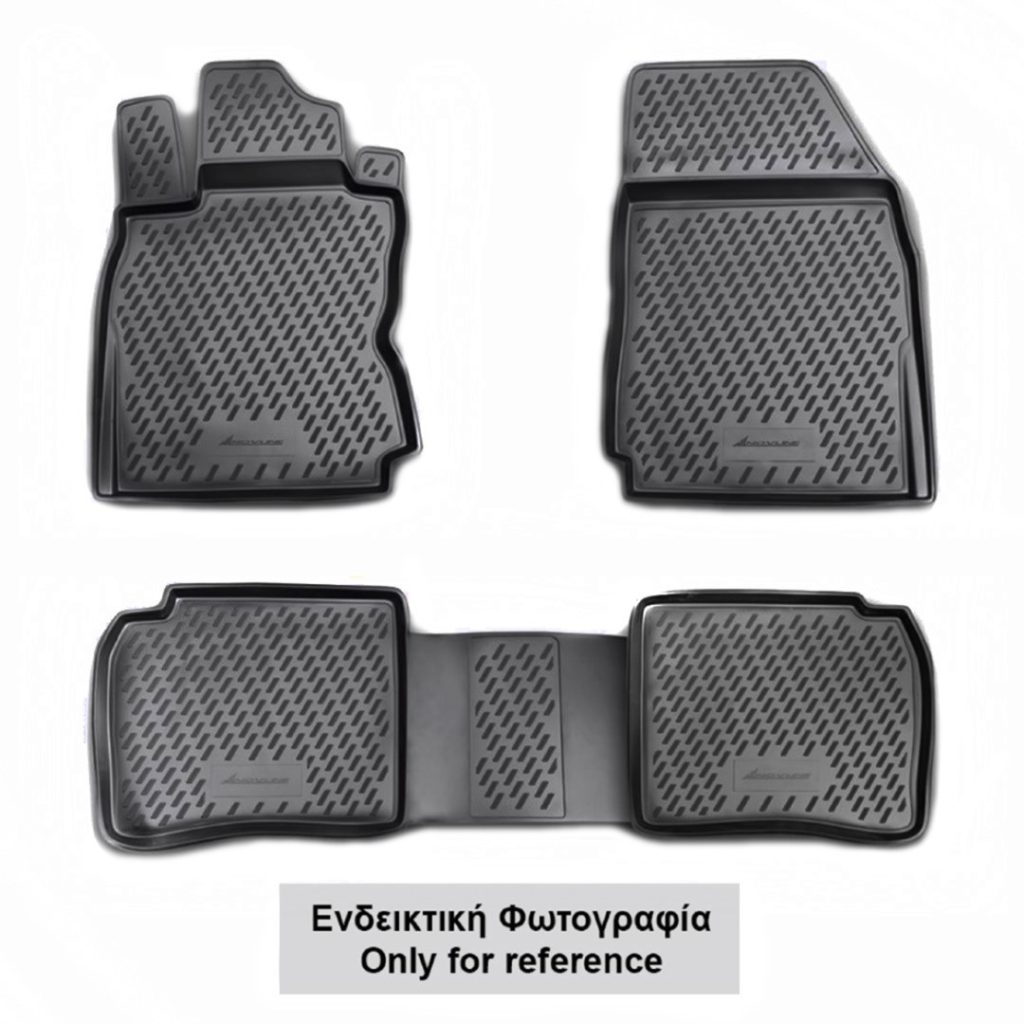 Εικόνα 1 από 1 — ΠΑΤΑΚΙΑ ΣΕ ΣΚΑΦΗ TPE ΛΑΣΤΙΧΟ ΓΙΑ KIA CERATO 2009-2013  ΣΕ ΑΝΘΡΑΚΙ ΣΚΟΥΡΟ ΓΚΡΙ ΧΡΩΜΑ NOVLINE – 4 ΤΕΜ.