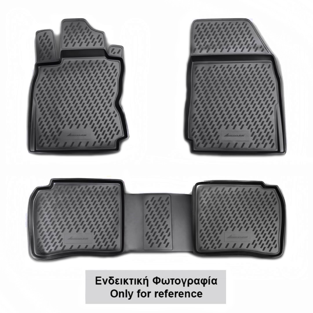 Εικόνα 1 από 1 — ΠΑΤΑΚΙΑ ΣΕ ΣΚΑΦΗ TPE ΛΑΣΤΙΧΟ ΓΙΑ KIA CERATO 2009-2013  ΣΕ ΑΝΘΡΑΚΙ ΣΚΟΥΡΟ ΓΚΡΙ ΧΡΩΜΑ NOVLINE – 4 ΤΕΜ.