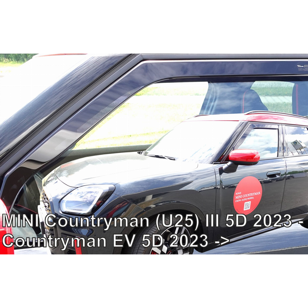 Εικόνα 1 από 5 — ΑΝΕΜΟΘΡΑΥΣΤΕΣ ΓΙΑ MINI COUNTRYMAN U25 5D 2023+ / COUNTRYMAN EV 5D 2023+ – ΖΕΥΓΑΡΙ ΑΥΤΟΚΙΝΗΤΟΥ ΑΠΟ ΕΥΚΑΜΠΤΟ ΦΙΜΕ ΠΛΑΣΤΙΚΟ HEKO – 2 ΤΕΜ.
