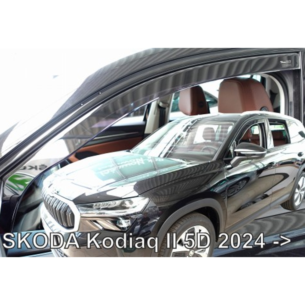 Εικόνα 1 από 6 — ΑΝΕΜΟΘΡΑΥΣΤΕΣ ΓΙΑ SKODA KODIAQ 5D 2024+ ΣΕΤ ΑΥΤΟΚΙΝΗΤΟΥ ΑΠΟ ΕΥΚΑΜΠΤΟ ΦΙΜΕ ΠΛΑΣΤΙΚΟ HEKO – 4 ΤΕΜ.