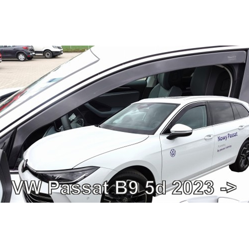 Εικόνα 1 από 5 — ΑΝΕΜΟΘΡΑΥΣΤΕΣ ΓΙΑ VW PASSAT B9 5D 2023+ ΖΕΥΓΑΡΙ ΑΠΟ ΕΥΚΑΜΠΤΟ ΦΙΜΕ ΠΛΑΣΤΙΚΟ HEKO – 2 ΤΕΜ.