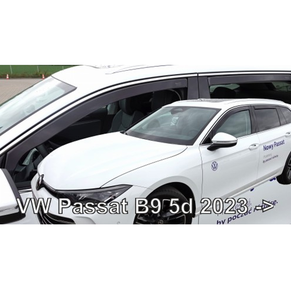 Εικόνα 1 από 6 — ΑΝΕΜΟΘΡΑΥΣΤΕΣ ΓΙΑ VW PASSAT B9 5D 2023+ ΣΕΤ ΑΥΤΟΚΙΝΗΤΟΥ ΑΠΟ ΕΥΚΑΜΠΤΟ ΦΙΜΕ ΠΛΑΣΤΙΚΟ HEKO – 4 ΤΕΜ.