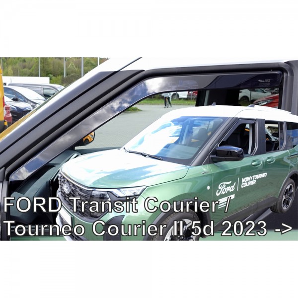 Εικόνα 1 από 6 — ΑΝΕΜΟΘΡΑΥΣΤΕΣ ΓΙΑ FORD TRANSIT COURIER / TOURNEO COURIER 5D 2023+ ΣΕΤ ΑΥΤΟΚΙΝΗΤΟΥ ΑΠΟ ΕΥΚΑΜΠΤΟ ΦΙΜΕ ΠΛΑΣΤΙΚΟ HEKO – 4 ΤΕΜ